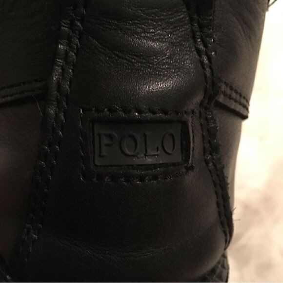 Leather Polo Ralph Lauren Logo buckle Boots( UNISEX) - Picture 7 of 10